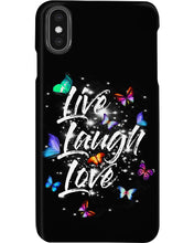 Load image into Gallery viewer, Butterfly Live Laugh Love Gift For Lover Phone case