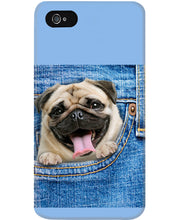 Load image into Gallery viewer, baby Pug In Denim Pocket Gift For Dog Lovers Phone case