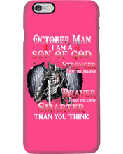 Load image into Gallery viewer, October Man Son Of God Birthday Meaningful Gift For Men Phone case