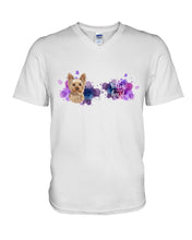 Load image into Gallery viewer, Yorkshire Terrier Follow Your Heart Gift For Dog Lovers Guys V-Neck