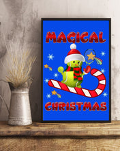 Load image into Gallery viewer, Tennis Players Magical Christmas Snowman Gift For Women Vertical Poster