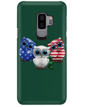 Load image into Gallery viewer, Lovely Phone Case Three Owl With US Flag Gift For Owl Lovers Phone case