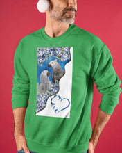 Load image into Gallery viewer, Magical Gray Couple African Parrot Gift For Bird Lovers Sweatshirt