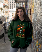 Load image into Gallery viewer, I Am A Nurse Because Even Doctors Need Heros Gift For Nurse Hoodie