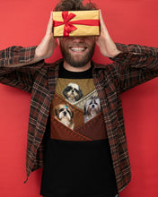Load image into Gallery viewer, Three Cute Shih Tzu In Bag Gift For Dog Lovers Guys Tee