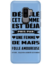 Load image into Gallery viewer, Désolé Cet Homme Est Déjà Pris Par Une Femme De Mars Birthday Gift Phone case