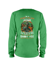 Load image into Gallery viewer, Grumpy Old Man June Too Slow To Run Birthday Meaningful Gift Unisex Long Sleeve