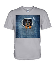 Load image into Gallery viewer, Lovely Dachshund Special Custom Design For Dog Lovers Guys V-Neck
