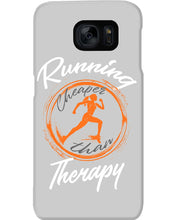 Load image into Gallery viewer, Running Cheaper Than Therapy Gift For Running Lovers Phone case
