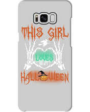 Load image into Gallery viewer, This Girl Loves Halloween Gift For Girls Phone case