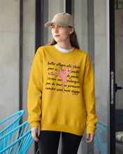 Load image into Gallery viewer, Ballet Words Pink Pattern Gift For Ballet Dancer Sweatshirt