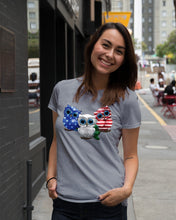 Load image into Gallery viewer, Lovely Phone Case Three Owl With US Flag Gift For Owl Lovers Ladies Tee