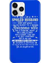 Load image into Gallery viewer, Shes Stubborn Messy And A Brat At Times Black Gift For Husband Phone case