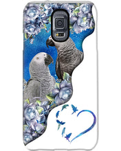 Load image into Gallery viewer, Magical Gray Couple African Parrot Gift For Bird Lovers Phone case