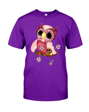 Load image into Gallery viewer, Lovely Tote Bag Owl Perchs On Branch Gift For Owl Lovers Guys Tee
