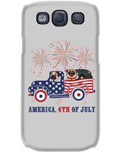 Load image into Gallery viewer, America 4th Of July Truck Pug Gift For Dog Lovers Phone case