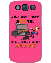 Load image into Gallery viewer, A Man Loves Beer And Dachshund Gift For Dog Lovers Phone case