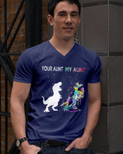 Load image into Gallery viewer, Your Aunt My Aunt Colorful Design Gift For Friends Guys V-Neck