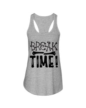 Load image into Gallery viewer, Break Bone Time White Background Gift For Women Ladies Flowy Tank