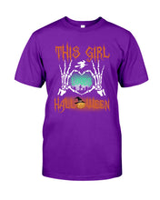 Load image into Gallery viewer, This Girl Loves Halloween Gift For Girls Guys Tee