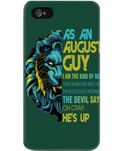 Load image into Gallery viewer, As An August I Am The Kind Of Man Lion Birthday Gift Phone case