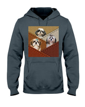 Load image into Gallery viewer, Three Cute Shih Tzu In Bag Gift For Dog Lovers Hoodie