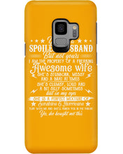 Load image into Gallery viewer, Shes Stubborn Messy And A Brat At Times Black Gift For Husband Phone case