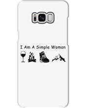 Load image into Gallery viewer, Simple Woman Loves Wine Camping Shoes And Climbing Phone case