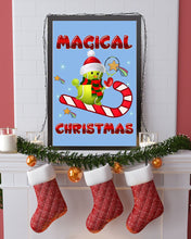 Load image into Gallery viewer, Tennis Players Magical Christmas Snowman Gift For Women Vertical Poster