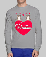 Load image into Gallery viewer, Couple Otter Valentine's Day Gift For Otter Lovers Unisex Long Sleeve