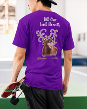Load image into Gallery viewer, Custom Name Deers Gift For Boyfriend Till Our Last Breath Guys Tee