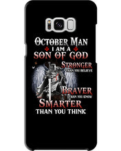 Load image into Gallery viewer, October Man Son Of God Birthday Meaningful Gift For Men Phone case