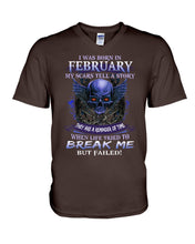 Load image into Gallery viewer, They Are A Reminder Of Time When Life Try To Break Me Gift For February Men Guys V-Neck