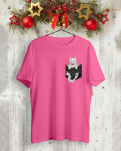 Load image into Gallery viewer, Cat In Your Front Pocket Great Gift For Cat Lovers Guys Tee