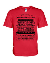 Load image into Gallery viewer, Increible Esposa Nacida En Diciembre Birthday Meaningful Gift Guys V-Neck