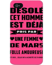 Load image into Gallery viewer, Désolé Cet Homme Est Déjà Pris Par Une Femme De Mars Birthday Gift Phone case