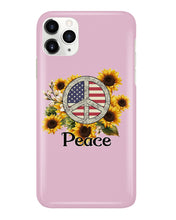 Load image into Gallery viewer, Peace Sign Sunflower Birthday Gift For Girls Phone case