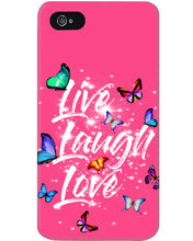 Load image into Gallery viewer, Butterfly Live Laugh Love Gift For Lover Phone case