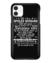 Load image into Gallery viewer, Shes Stubborn Messy And A Brat At Times Black Gift For Husband Phone case