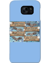 Load image into Gallery viewer, Do What Makes You Happy With Bats Gift For Girls Phone case