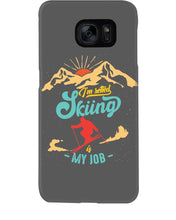 Load image into Gallery viewer, I'm Retired Skiing Is My Job Mountainous Terrain Phone case