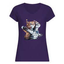 Load image into Gallery viewer, Vintage Funny Cat Love Trending Gift For Cat Lovers Ladies V-Neck