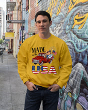 Load image into Gallery viewer, Horse Made In The America Red Car Gift For Horse Lovers Sweatshirt