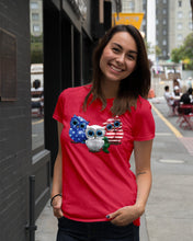 Load image into Gallery viewer, Lovely Phone Case Three Owl With US Flag Gift For Owl Lovers Ladies Tee
