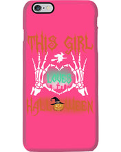 Load image into Gallery viewer, This Girl Loves Halloween Gift For Girls Phone case
