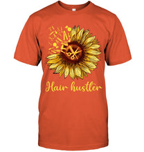 Load image into Gallery viewer, Hair Hustler Sunflower Trending Gift For Friends Guys Tee