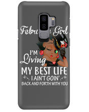 Load image into Gallery viewer, Betty Boop February Girl Living My Best Life Birthday Meaningful Gift Phone case