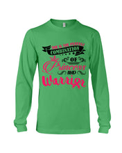 Load image into Gallery viewer, Princess And Warrior Breast Cancer Awareness Special Custom Design Unisex Long Sleeve