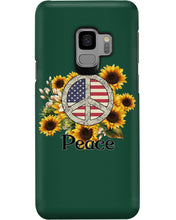 Load image into Gallery viewer, Peace Sign Sunflower Birthday Gift For Girls Phone case