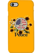 Load image into Gallery viewer, Peace Sign Sunflower Birthday Gift For Girls Phone case